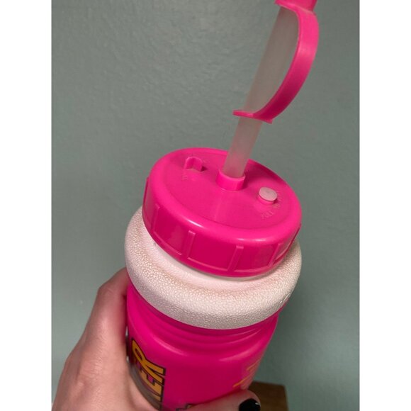 Vintage Pepsi Plastic Stinker Hot Pink Animal Tumbler with Lid and Straw‎ - Picture 12 of 12